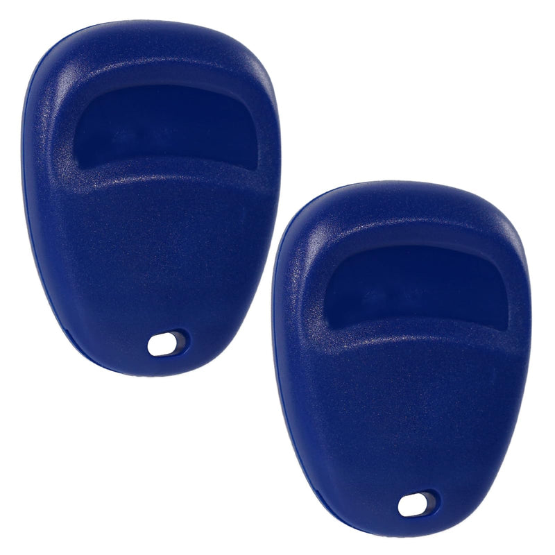 Keyless Entry Remote Control Key Fob Replacement Fits for GMC Sierra 1500 2500 HD Yukon XL 1500 Chevy Silverado 1500 Suburban Tahoe Hummer H2 Pontiac Torrent Saturn Vue 2003-2006 LHJ011 Blue