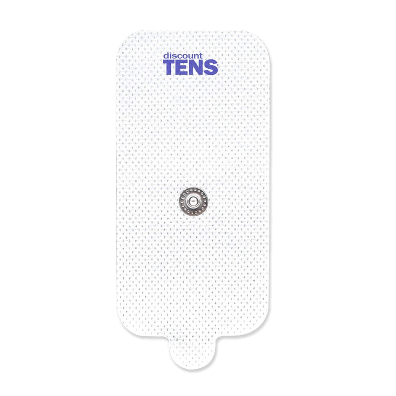Discount TENS – XL Replacement Electrodes for TENS Units, 20 Pairs (40 Electrodes) – 2" x 4" Premium Reusable Electrode Conductive Pads, Compatible with 3.5mm Snap Connector TENS and EMS Devices 20 Pair (40 Pads)