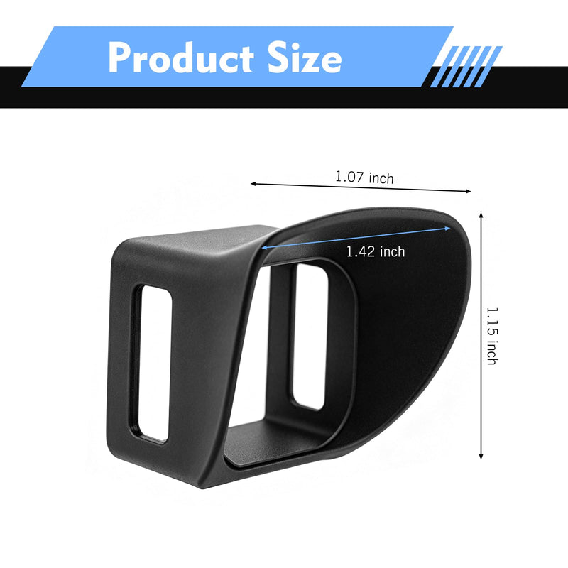 Car Backup Camera Rain Shield, Anti-glare Weatherproof Reversing Camera Protective Cover, Self-adhesive Vehicle Protection Accessories, Universal for Square Lens (Black #A5) 1 PC Black #01