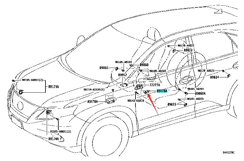 89178-06030 89178-06040 Seat Position Sensor for:Matrix,Corolla/Matrix(nap),Corolla nap,Camry(nap),Camry/Hybrid(nap),Solara,venza,es250(nap),Highlander(nap),Sienna,rav4 ev,Tacoma,Tundra