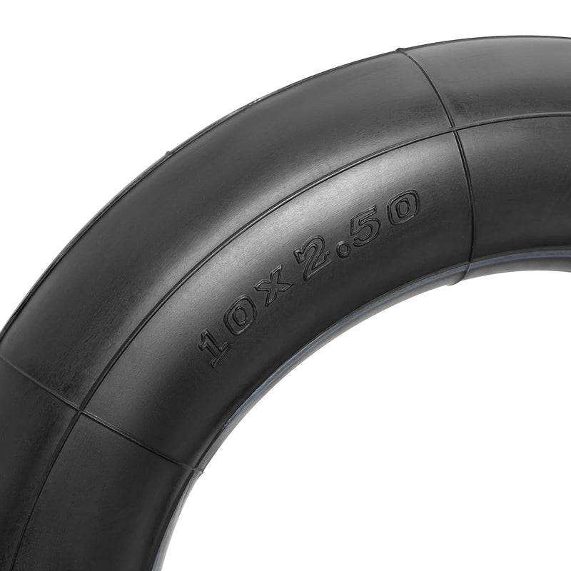 Heavy Duty 10x2.50 Thicker 40% Butyl Inner Tube with CR202 90° Bent Valve Stem, 10 Inch Smart Self Balancing Electric Scooter Tire Tube Fit for 36v 48v 400w 500w 800w Hub Motor (Pack of 2)