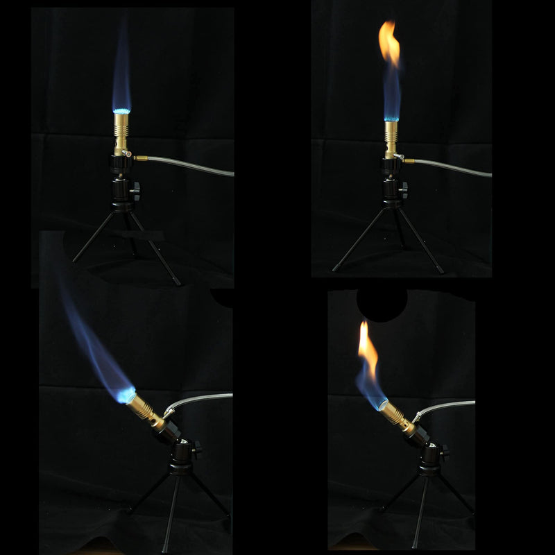 Universal Propane Bunsen Burner | Adjustable Height, Adjustable Flame, Universal Head, Propane