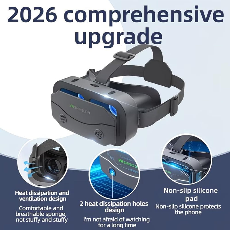 Ultra HD 4K, Virtual Reality Glasses, Theater-Grade, Myopia-Friendly, Gift Choice