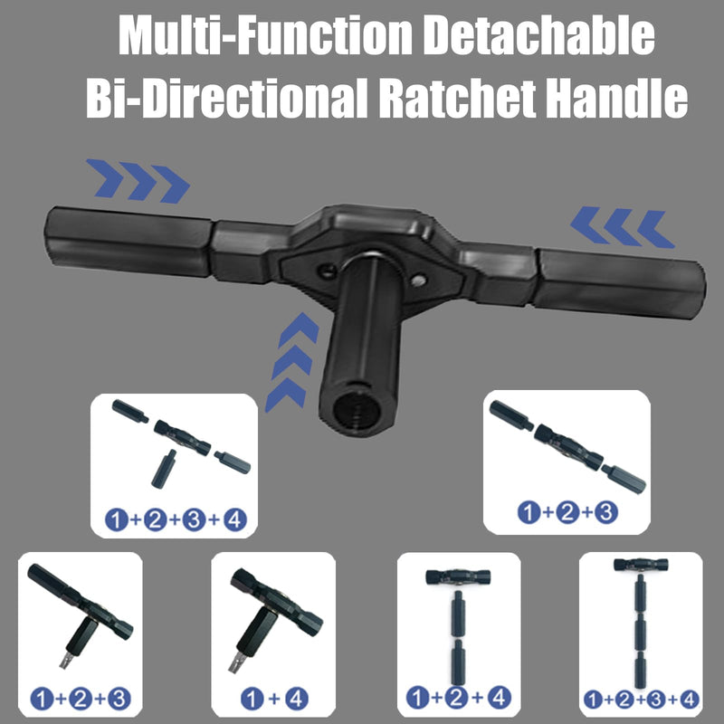 42 in 1 magnetic screwdriver set,Multi Bit Ratcheting screwdriver bit set with detachable handle,socket wrench,portable precision screwdriver set for DIY,PC,Electronics,Car & Bicycle Repair 42 In 1 Bits and socket Set