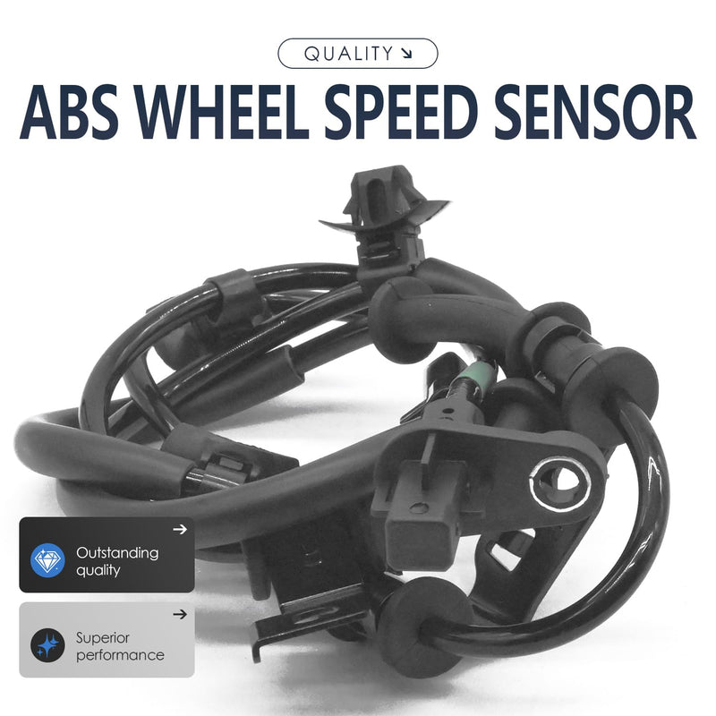 2PCS Front Left and Right Abs Wheel Speed Sensor Compatible with Hyundai Elantra Gt 59810A5300 59830A5300 ALS2559 ALS2558 Hatchback Built in Korea; 12 13 14 15 16 17 2012 2013 2014 2015 2016 2017