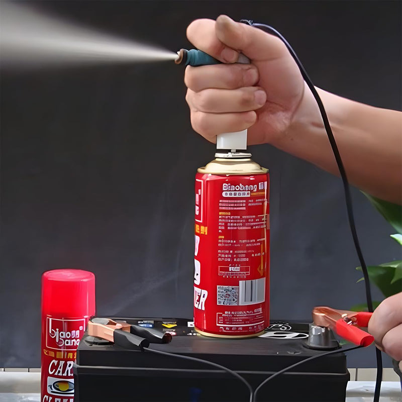 BESULEN Flush Cleaner Adapter, Car Fuel Injector Nozzle Flush Cleaner, Automotive Diesel Gas Injectors Nozzle, Unlimited Pulse Cleaning Tool, Universal Car Accessories for Most Models