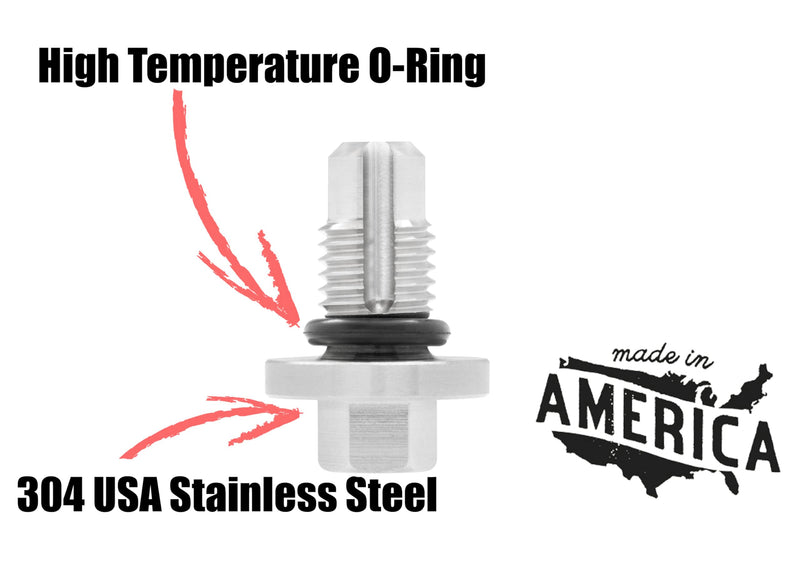 VOTEX - Made in USA - DP021-1 Stainless Steel Supercharger Bleeder Screw Kit is Compatible with Audi A6 | A7 | A8 | Q5 | S4 | S5 | SQ5 - Part Number 06E 127 535B