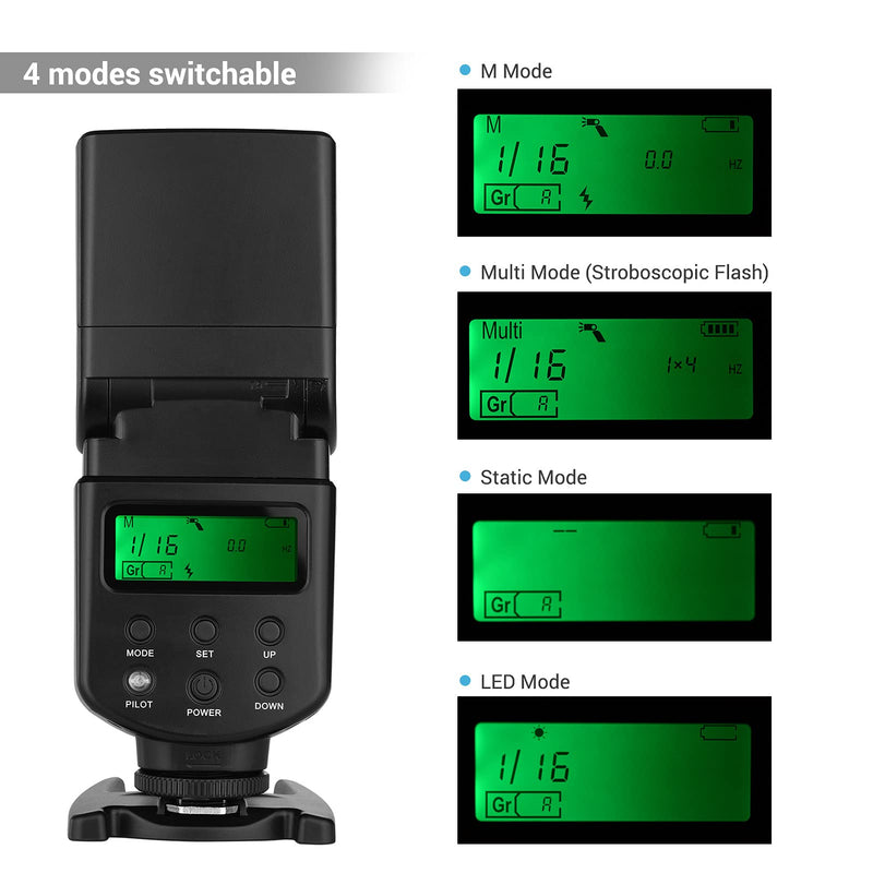 Andoer Universal Flash Speedlite GN40 Adjustable LED Fill Light