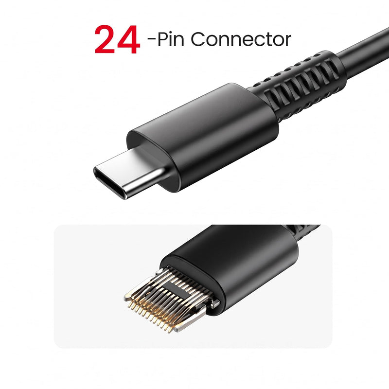 45W USB-C Surface Pro Charger Compatible with Microsoft Surface Pro | Compatible with Microsoft Surface Pro 12", Surface Laptop 13" Snapdragon X Plus, Surface Pro 10, 6.6 FT Wall Power Adapter