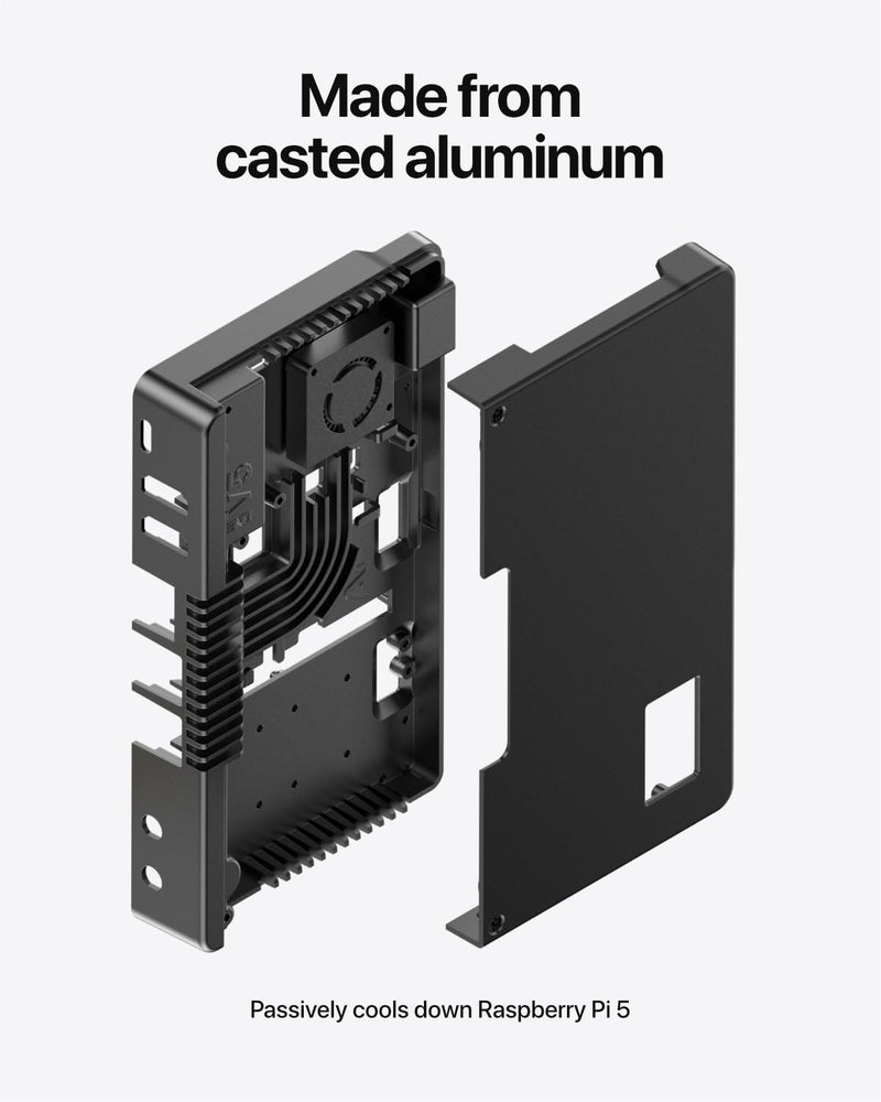 Argon ONE V5 Case with M.2 NVME Dual Expansion Board