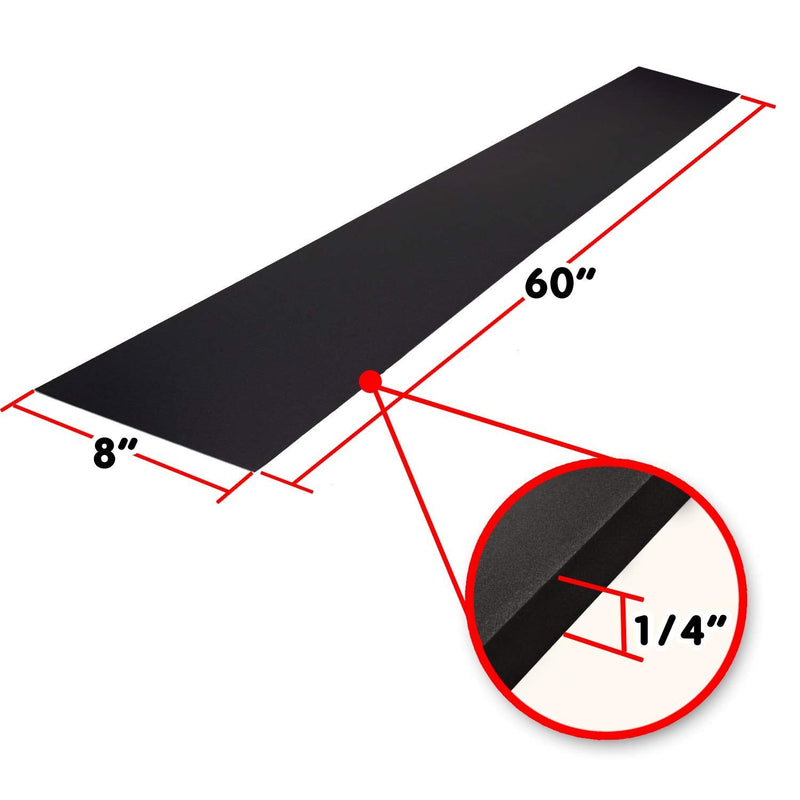 XCEL Extra Large Marine Foam Rolls Sheets with Adhesive Closed Cell Foam Padding Neoprene Foam Cosplay Easy Cut - Various Sizes (60" x 8" x 1/4" (2 Pack), Black, 1) 60" x 8" x 1/4" (2 Pack)