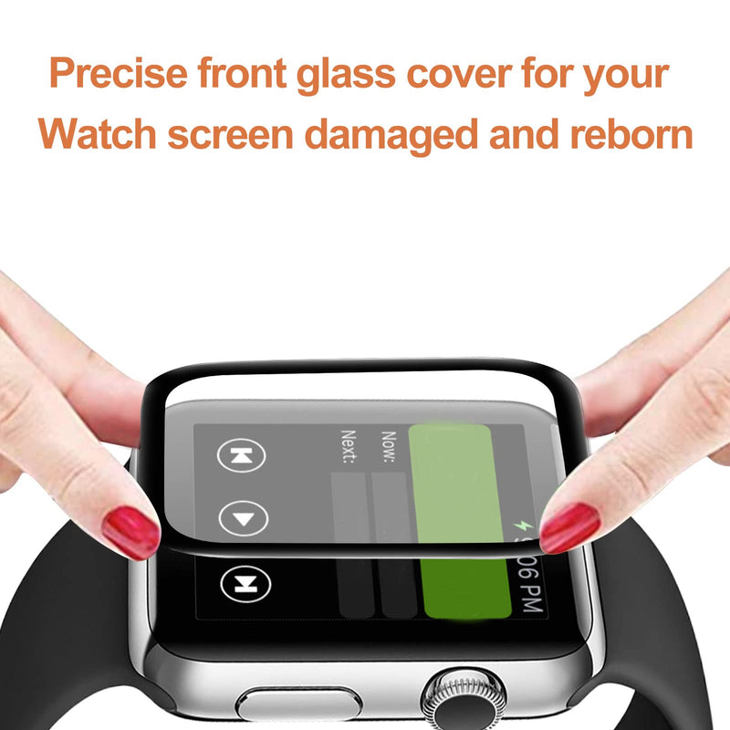 Compatible with Apple Watch Glass Replacement & Series2/3 38mmScreen Front Glass Breakage Replacement Repair Kit (No LCD Screen & Touch Digitizer) (Series 2/3 38mm) Series 2/3 38mm