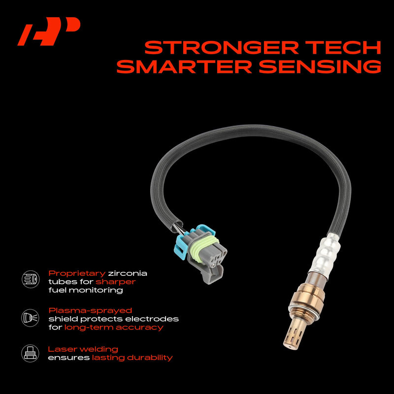 A-Premium O2 Oxygen Sensor Compatible with Chevy, GMC, Buick, Hummer & More - Colorado, Equinox, Malibu, Captiva Sport, Trailblazer, Canyon, Acadia, Enclave, LaCrosse, H3, G6, 9-7x - Replace# 12597947