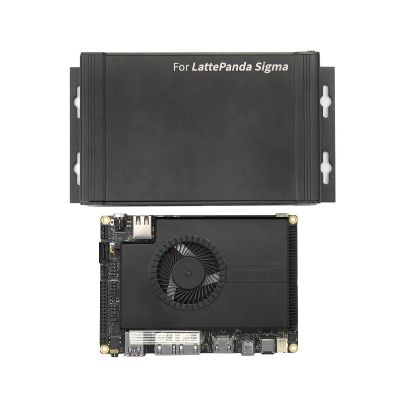 Aluminum Case for LattePanda Sigma Single Board Computer (Wall-Mounted) Wall-Mounted
