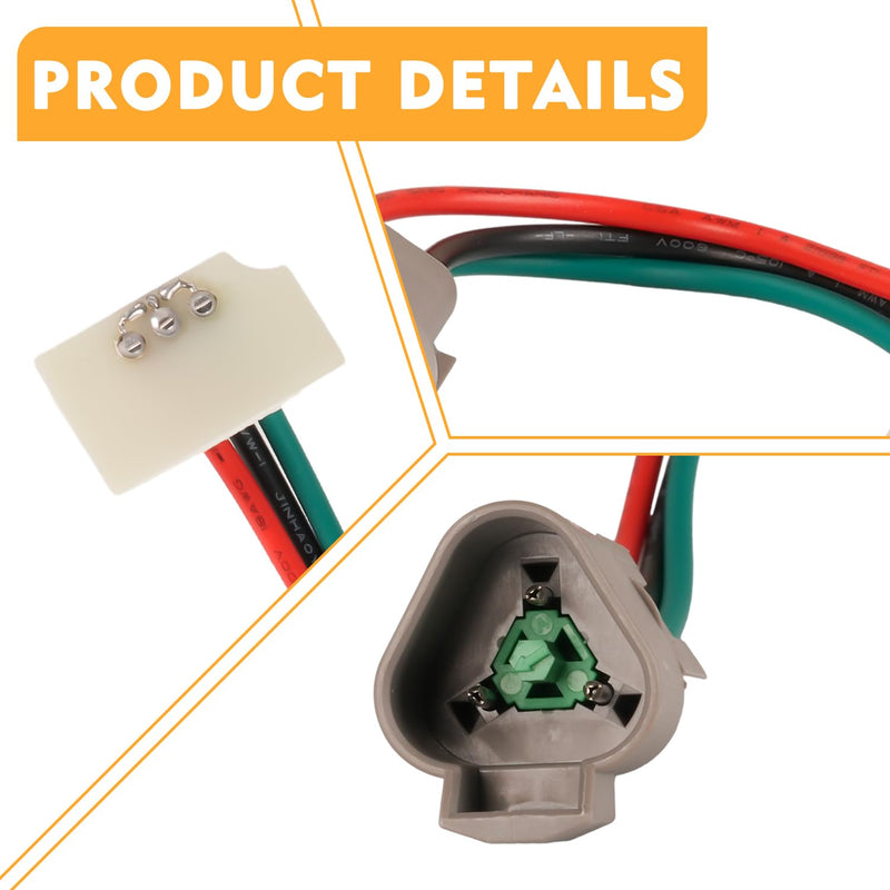 Golf Cart 48V Hall Effect Speed Sensor(with Magnet) for Club Car DS Electric 1997-2002 GE Motor, OEM#101925801, 1019258-01 Grey-48V Hall Effect Speed Sensor with Magnet