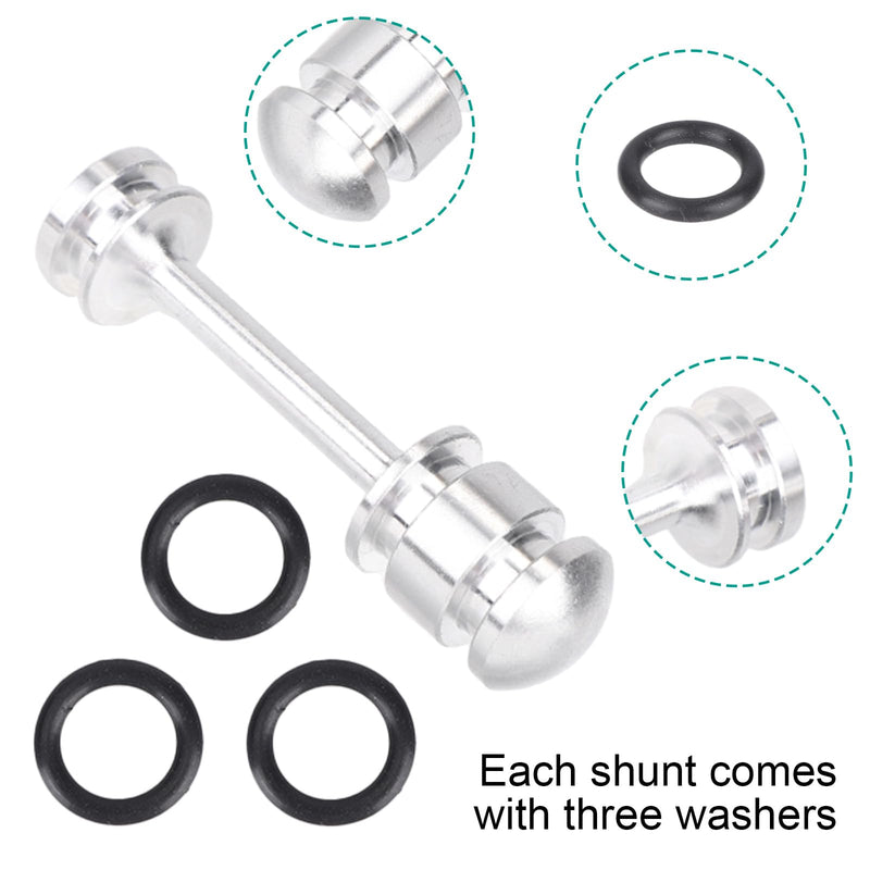 Aluminum Oil Diverter Barbell, Compatible with Gen III & IV Engines LS1 LS3 LS2 LS6 L92 L99 L33 LQ4 LQ9 4.8L 5.3L 5.7L 6.0L 6.2L LS Performance Parts Oil Billet Diverter Barbell (Black, Silver)