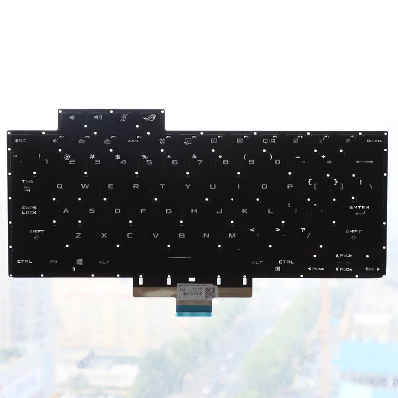 Laptop Keyboard with Backlight Replacement for ASUS ROG G15 G16 GA503 GA503Q Zephyrus M15 M16 GU603 GU603H GU603Z US Layout Black Backlit Keyboard