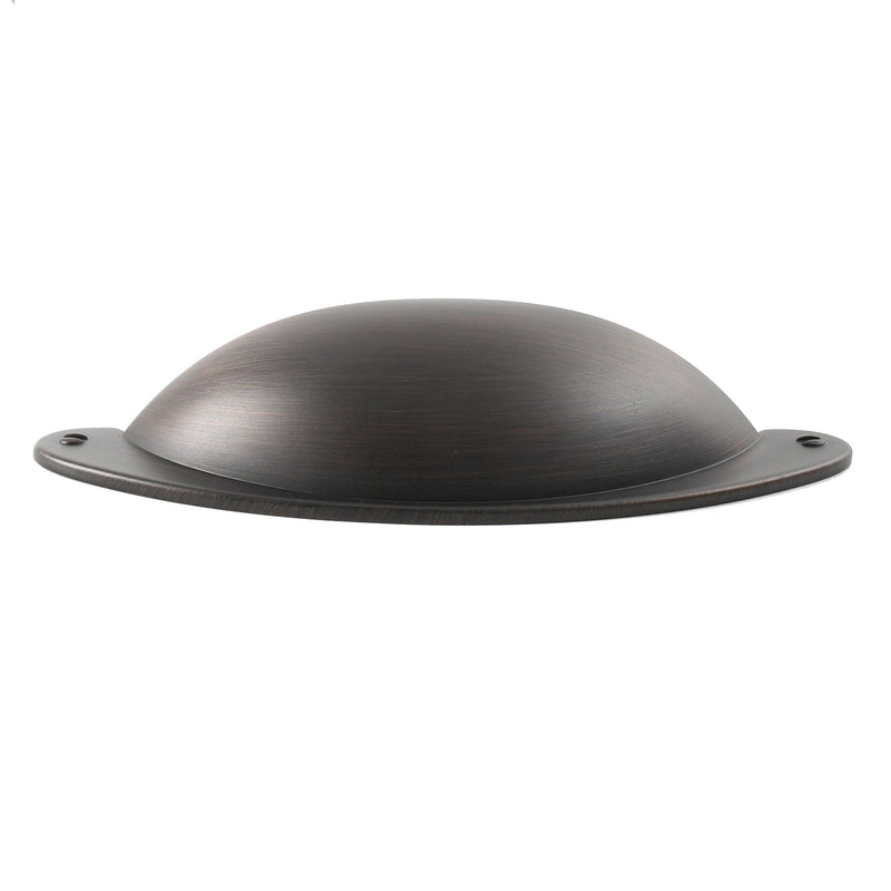 10 Pack 3 inch (76mm) Oil Rubbed Bronze Cabinet Cup Pulls - Kitchen Hardware Drawer Handles and Knobs