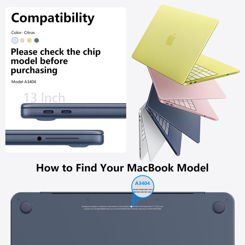 Case for MacBook Neo 13 Inch 2026 Release, Model A3404 / A18 Pro | Heavy Duty Shockproof Hard Shell Cover with Fold Kickstand & Heat Vents, Navy Blue 13" Neo 13 Neo 13 Navy Blue