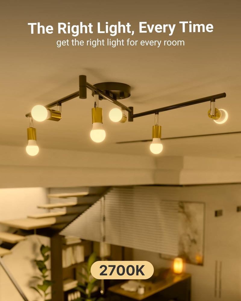 Sunco 10 Pack GU24 LED Bulb A19, 2 Prong Light Bulbs, 800 LM, 9W (60W Equivalent), 2700K Soft White, Dimmable, Twist & Lock GU24 Pin Base, CRI91, Instant On UL White 27k