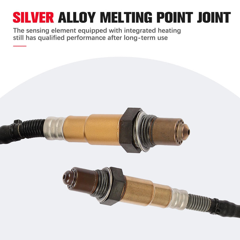 O2 Oxygen Sensor Upstream Downstream Compatible for Hyundai Elantra 1.8L L4 2011 2012 2013 2014 2.0L L4 2014 Except California Emission 234-5083 234-4550 2PCS