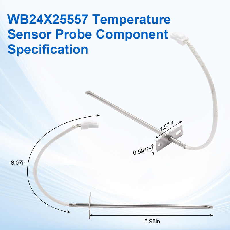 GE Series WB24X25557 Temperature Sensor can Perfectly Replace 4464840 PD00044352 AP6031039 PS11762496 EAP11762496 WB24X25557 Temperature Sensor Probe Assembly
