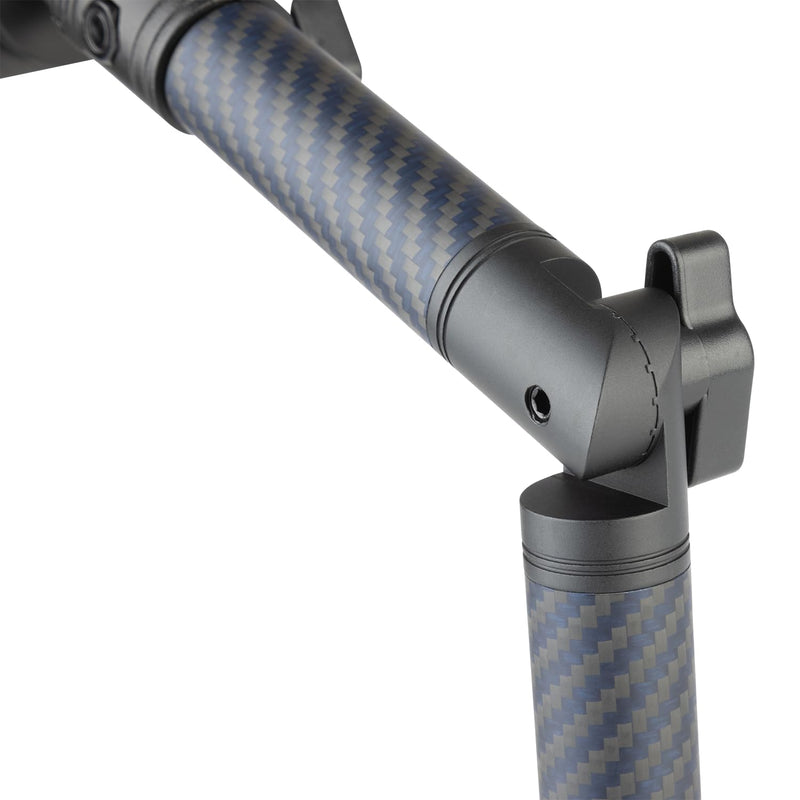 Bulletpoint Locking Adjustable Carbon Fiber Kevlar Mounting Arm with Articulating Joint Dual 20mm Socket Ends (7cm-to-7cm) 7cm-to-7cm