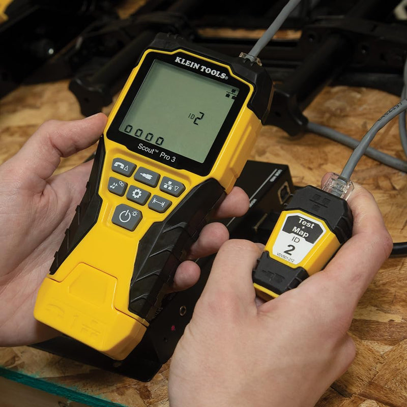 Klein Tools VDV501-216 Cable Tester Remote, Test + Map Remote #6 for Klein Tools Scout Pro 3 Cable Tester Replacement Remote #6