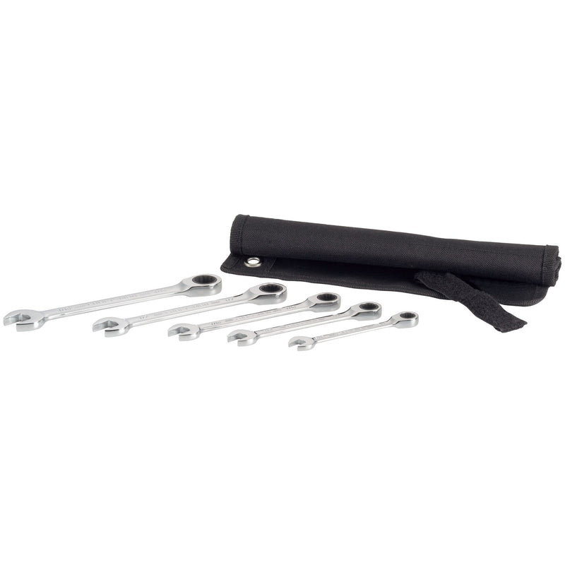 CRAFTSMAN 12-point Standard (SAE) Ratchet Wrench, 5-Piece Set (CMMT99755)