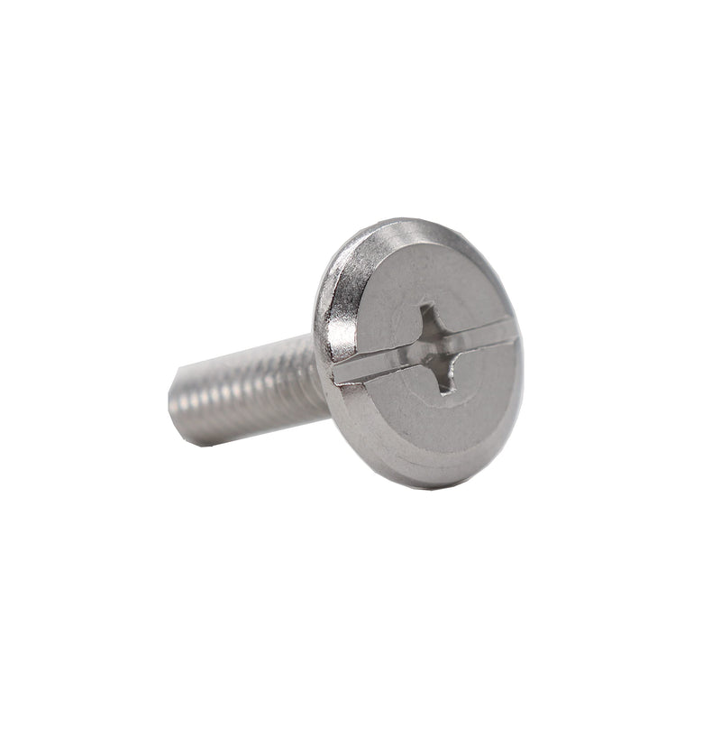 Hurricane Bolts, Sidewalk Screws,1/4"-20 x 3/4 Inches Hurricane Sidewalk Bolts, Hurricane Fabric Fasteners for Hurricane Panels, Pack of 100 1/4"-20 x 3/4" 100-Pack