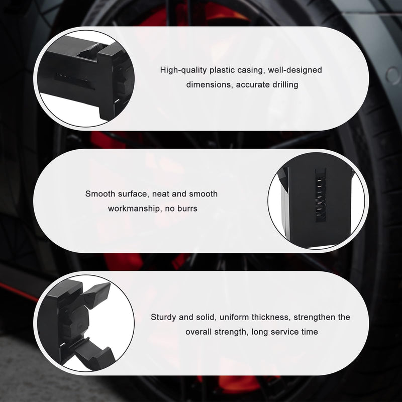 2 PCS Car Sunglasses Holder Catch Latch, Self-Locking Trash Can Top Lid Push-Type Switch Lock, Plastic Latch Lock Replacement for Storage Box Lid Overhead Console Roof