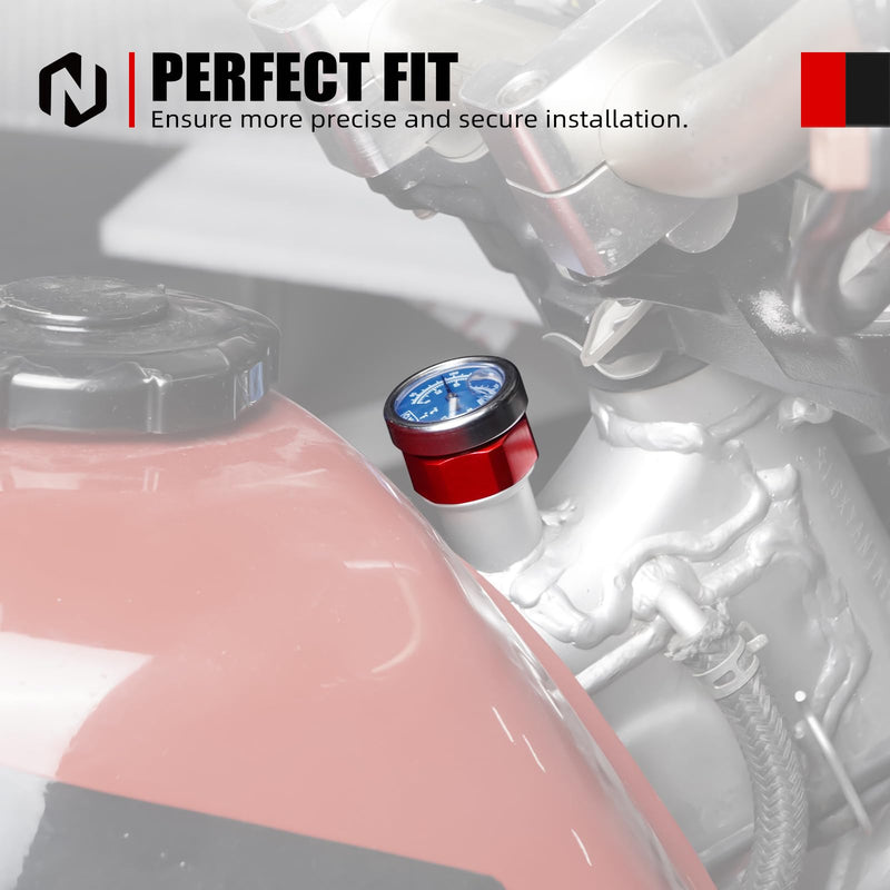 NICECNC Red Oil Level Gauge Dipstick Temperature Compatible with Honda XR650L 1993 1994 1995 1996 1997 1998 1999 2000 2001 2002 2003 2004 2005 2006 2007 2008-2024