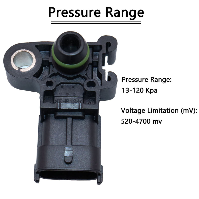 Manifold Absolute Pressure MAP Sensor Intake Air 55573248 for Chevy Aveo Camaro Express Impala Silverado Cruze GMC Canyon Sierra Savana 1500 HHR Buick Enclave Cadillac CTS Pontiac G5 12591290
