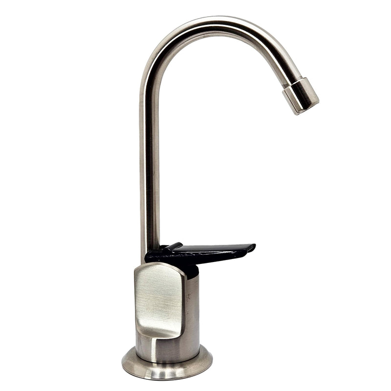 Westbrass D203-NL-20 6" Touch-Flo Style Pure Cold Water Dispenser Faucet, 1 Pack, Stainless Steel