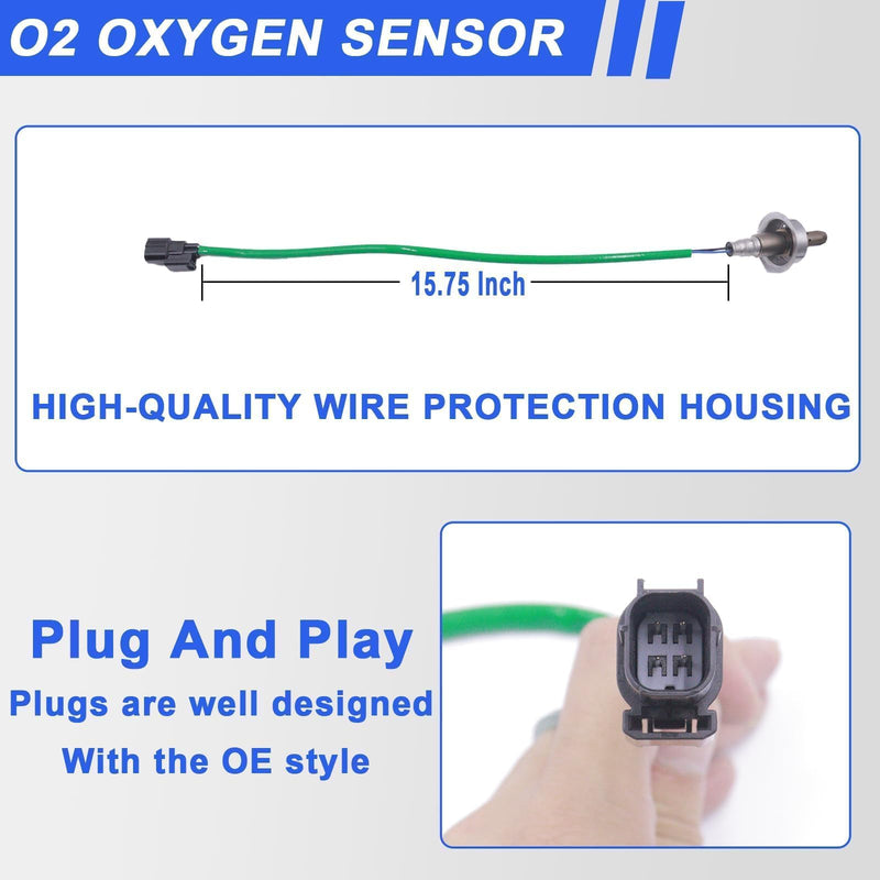 Oxygen O2 Sensor 234-9091 234-4462 Downstream Upstream Compatible with 2008 2009 2010 2011 2012 Honda Accord 2009-2014 Acura TSX 2.4L L4 Replaces # 36531-R40-A01 36532-R40-A01 Upstream & Downstream