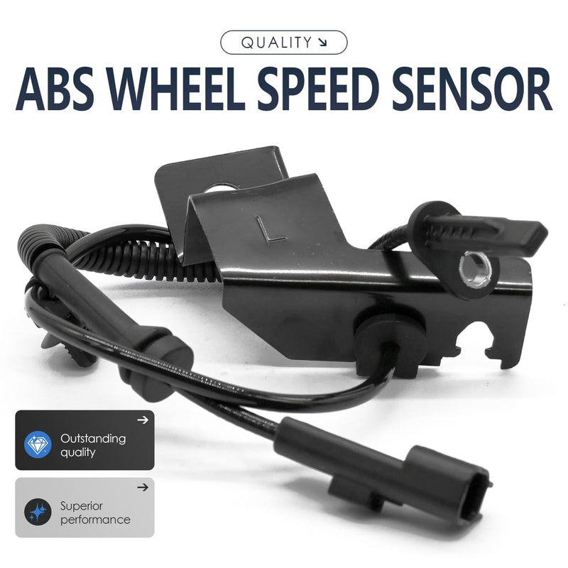 2PCS Front Left and Right Abs Wheel Speed Sensor Compatible with Ford Edge Mkx Nautilus F2GZ2C204A F2GZ2C205A J2GZ2C205A 15 16 17 18 19 20 21 22 2015 2016 2017 2018 2019 2020 2021 2022