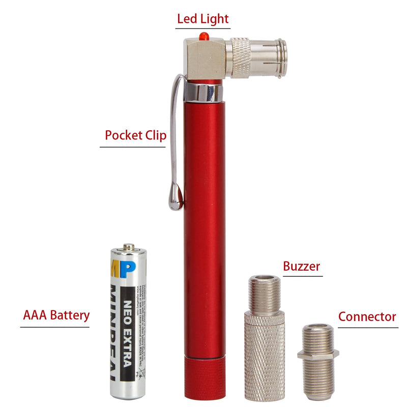 Coax Cable Tester,Coaxial Cable Tester,Tracer,Coax Repair Kit,Signal,Continuity,Coaxial with Voltage Toner (Sound),Coax Cable Toner,RG6, RG59, CATV Wire Tracer(AAA Battery Included) Coax Tester