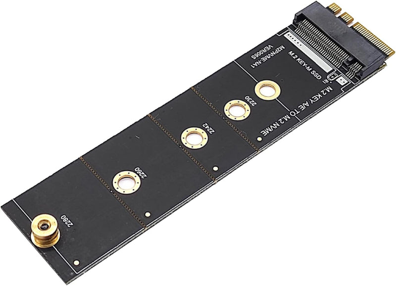 Wireless for M.2 A/E for Key Slot to for M.2 for M for Key WiFi Bluetooth-Compatible Adapter for NVMe PCI for Express M.2 Nvme Ssd Adapter Card M2 Key A-E to M2 NVME Adapter Converter Card to, 1 piece