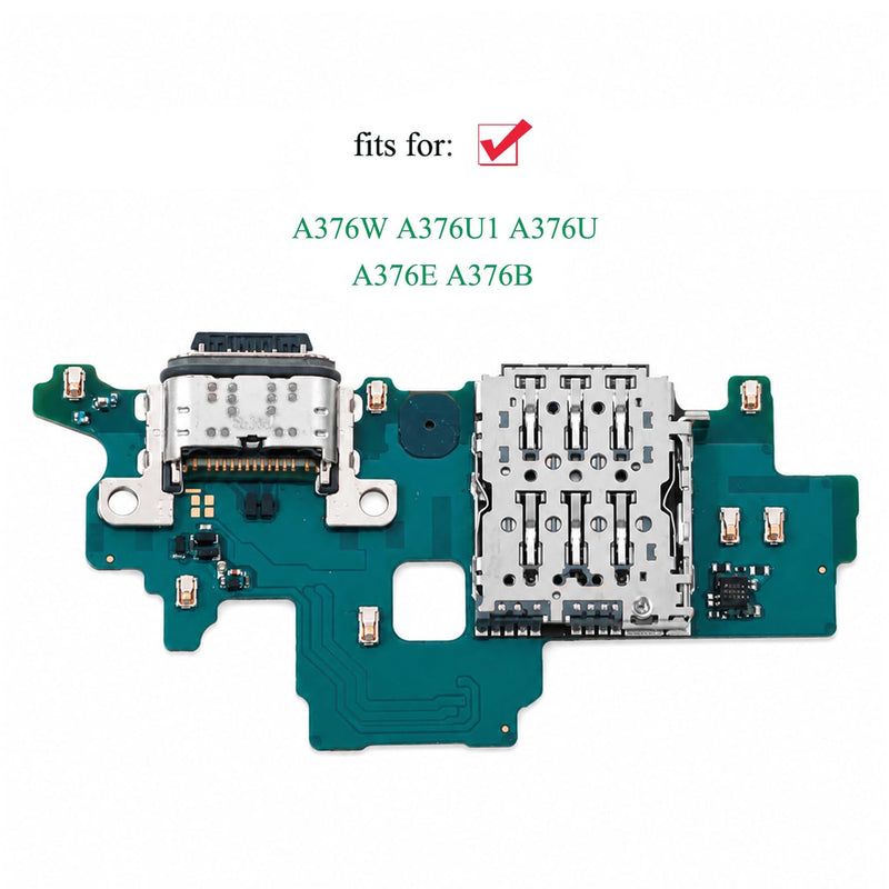 ubrokeifixit Galaxy A37 5G A376U USB Charging Port Dock Connector Charger Board Flex Cable Replacement for Samsung Galaxy A37 5G A376W A376U1 A376U A376E A376B