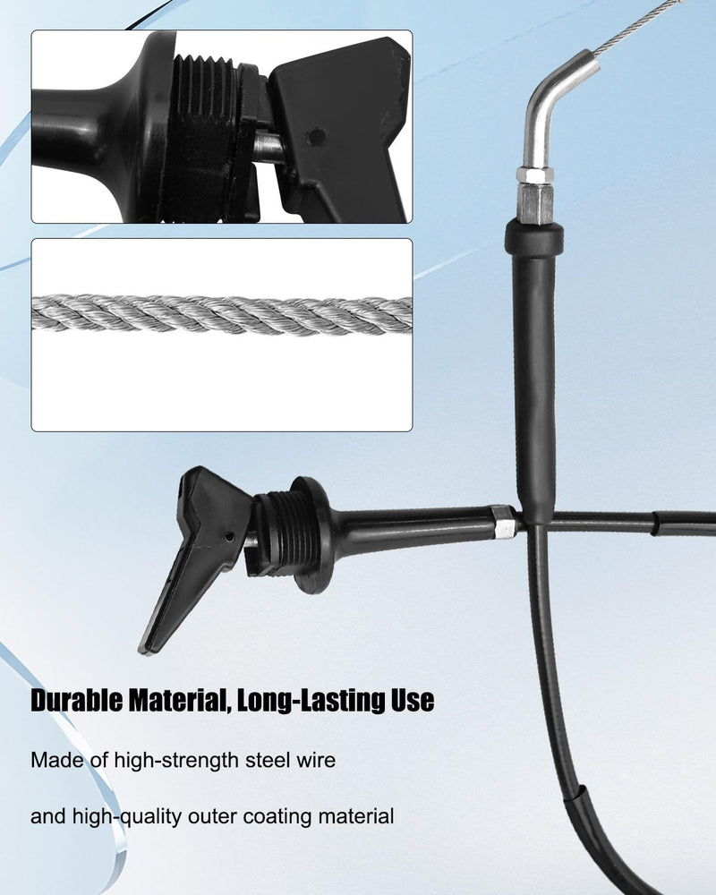Starter Choke Cable Replace 4BD-26331-00-00 Fit for Yamaha Timberwolf 250 YFB250 YFB250FW 4x4 1992-2000