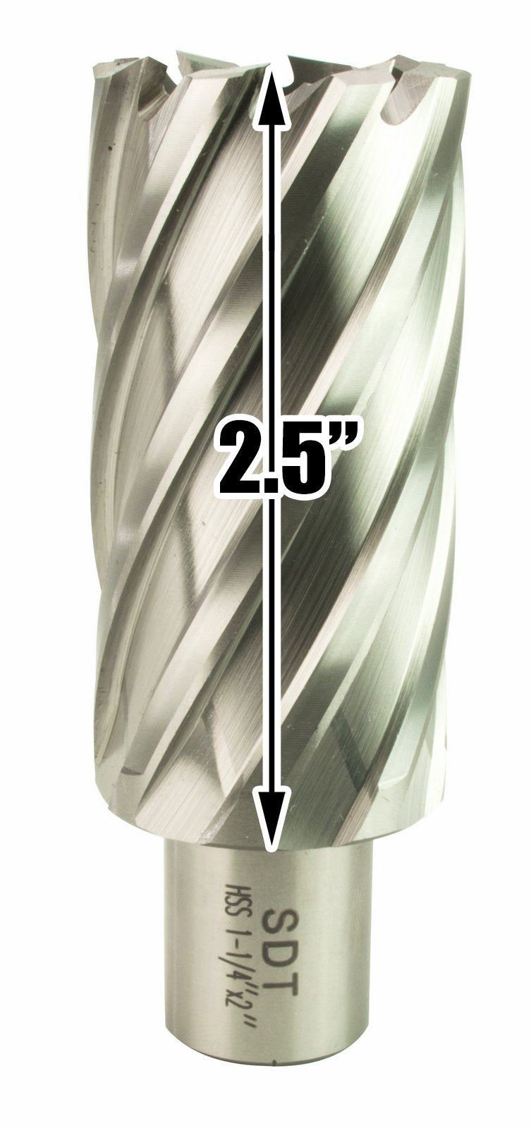 Steel Dragon Tools 1-1/4" x 2" High Speed Steel Annular Cutter with 3/4" Weldon Shank