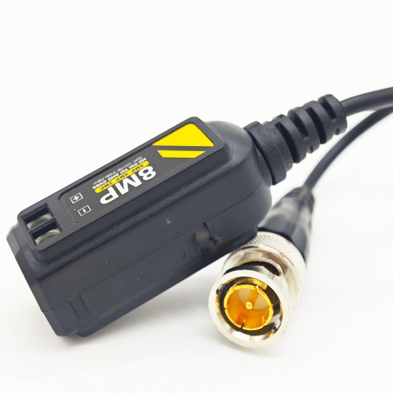 10 Pairs 4K Passive HD BNC Video Balun Transceiver Transmitter Via UTP RJ45 Cable AHD/TVI/CVI/CVBS Cable Connectors for 720P/960P/1080P/3MP/5MP/8MP BNC Male CCTV Security Camera System