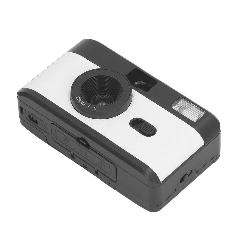 Film Camera 35MM, Reusable with Flash, Supports 135 or 35MM Black and White or Color Film, 28MM F/8 Lens, 1/120s Shutter Speed