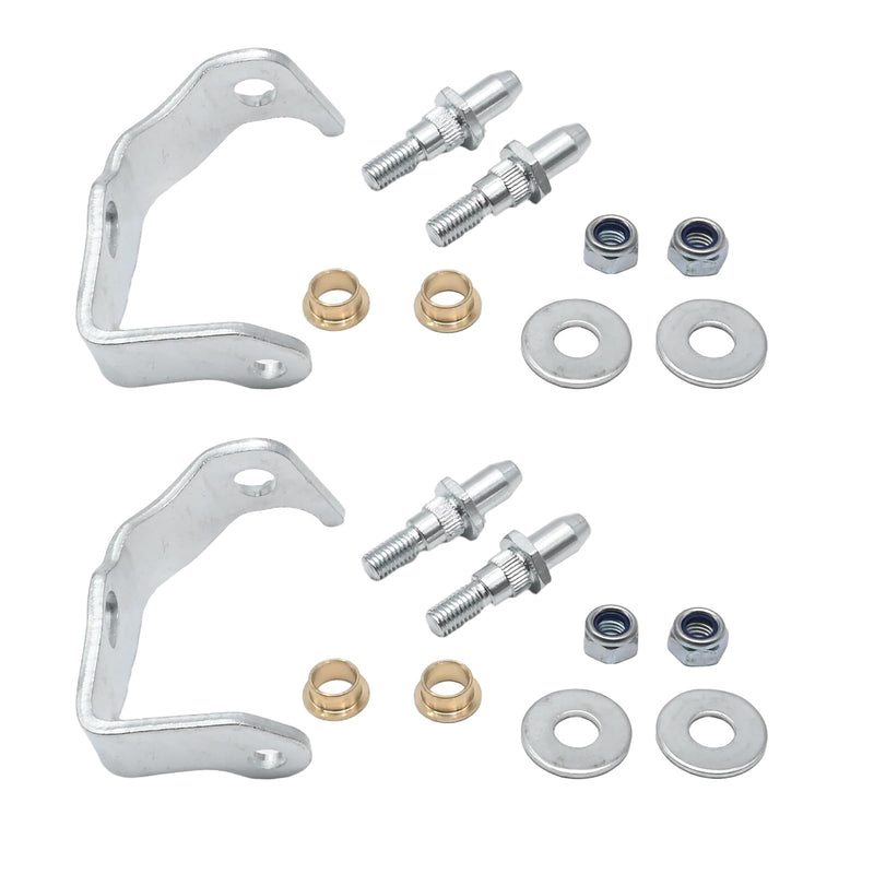 1 Pair 38456 Driver Side Door Hinge Pin and Bushing Kit Replacement for Chevrolet Silverado Suburban Avalanche Tahoe, Cadillac Escalade, GMC Sierra Yukon, Replaces 38456 6038456 89025539