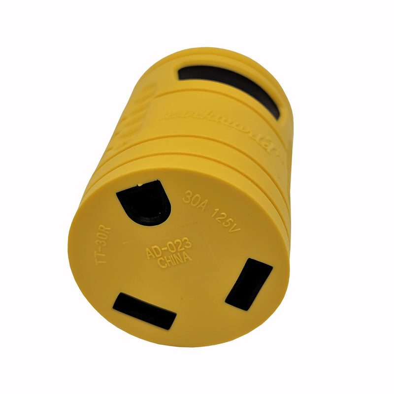 Parkworld 691593 Power Adapter 4-Prong 20A Generator Locking L14-20P Male Plug to RV 30A TT-30R Female Receptacle