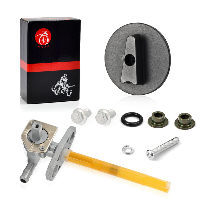 Fuel Tank Petcock and LEVER Compatible with HONDA TRX400EX TRX400X 1999-2014 Valve Switch