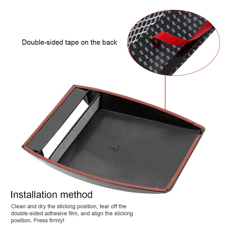 Universal Car Decorative Air Flow Intake Hood Scoop Bonnet Vent Sticker Cover Hood (Black)