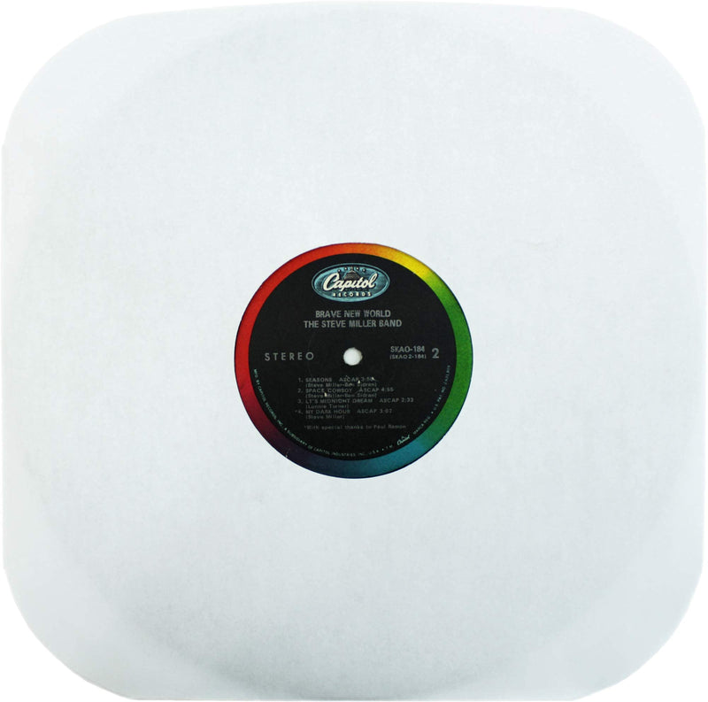 (25) Archival Quality Acid-Free Heavyweight Paper Inner Sleeves for 12" Vinyl Record Albums #12IW 25