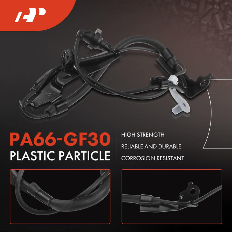 A-Premium Front ABS Wheel Speed Sensor Compatible with Toyota & Lexus Models - Camry 2012-2017, Avalon 2013-2015, ES350 2013-2018, ES300h 2013-2017, Sedan - Front Driver and Passenger Side, 2-PC Set