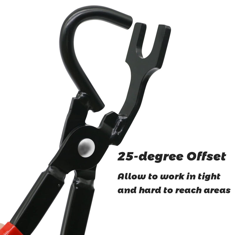 Exhaust Hanger Removal Tool Rubber Bracket and Exhaust Hanger Separation Exhaust Pliers Compatible with All Exhaust Rubber Hangers